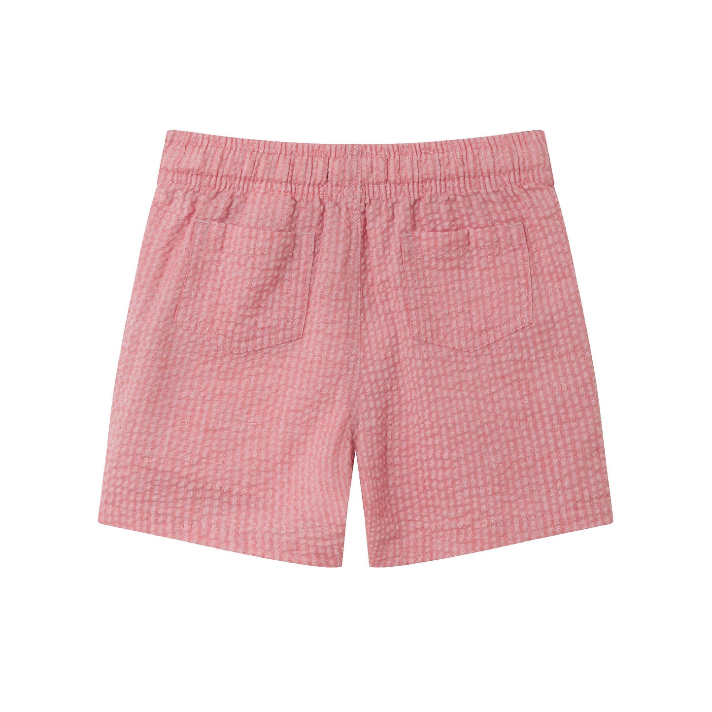 Kids (3-7) Seersucker Shorts | Coral