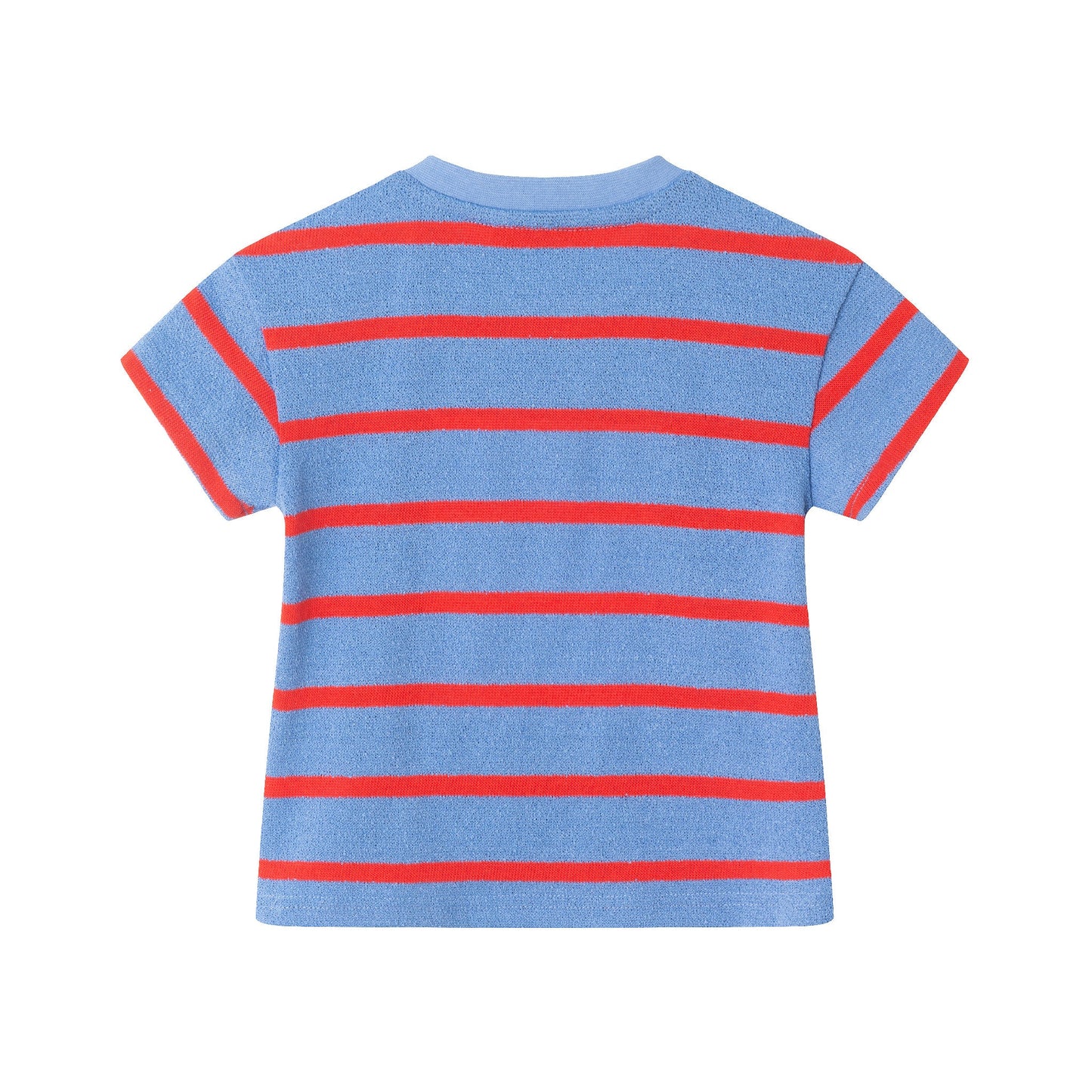 Infant Textured Terry Set | Striped Smiley