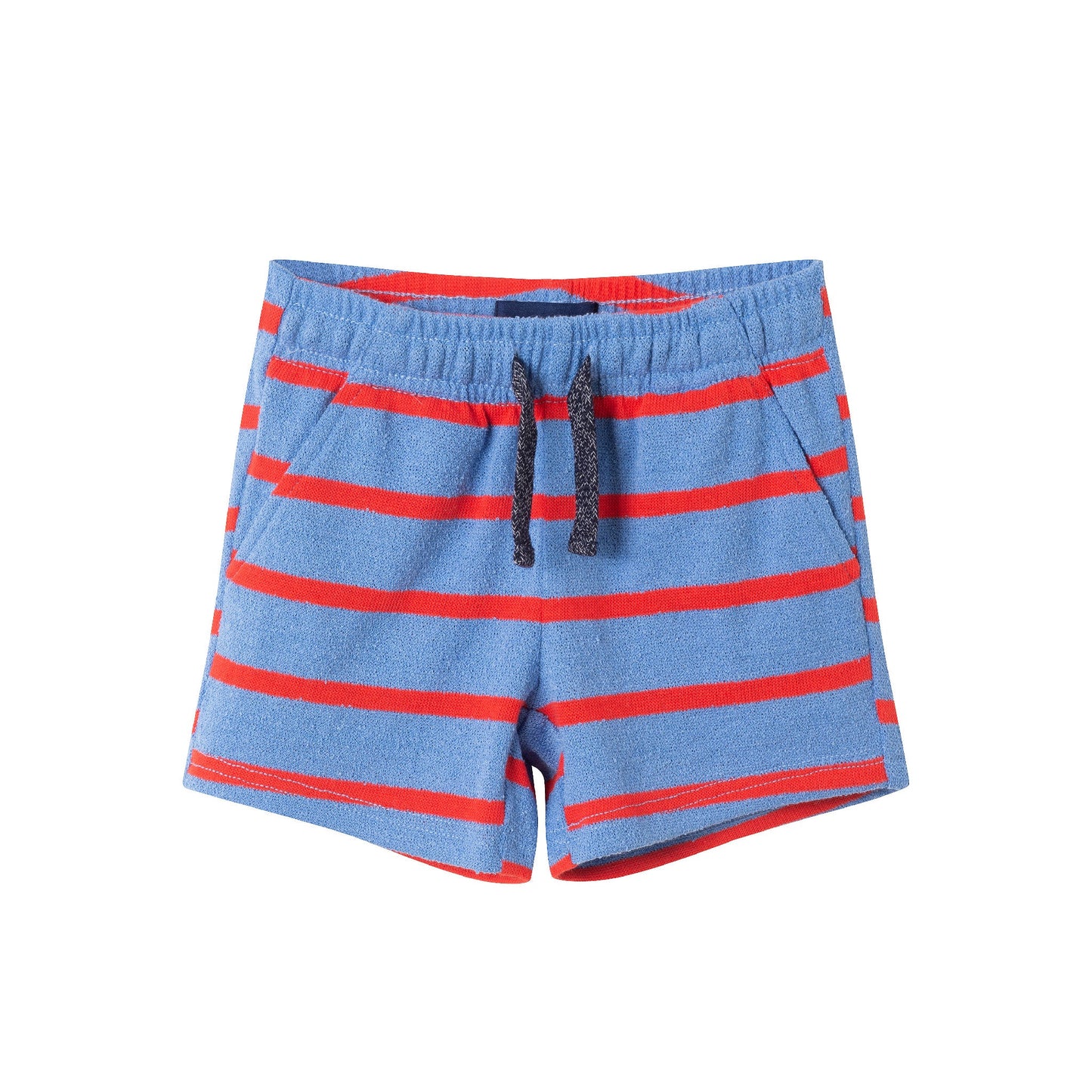 Infant Textured Terry Set | Striped Smiley