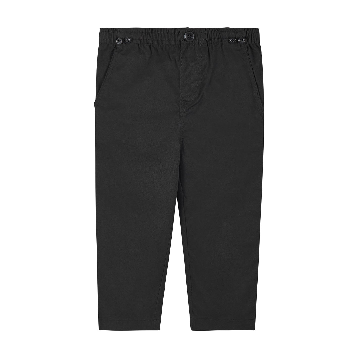 Infant Suspenders Bowtie Set | White