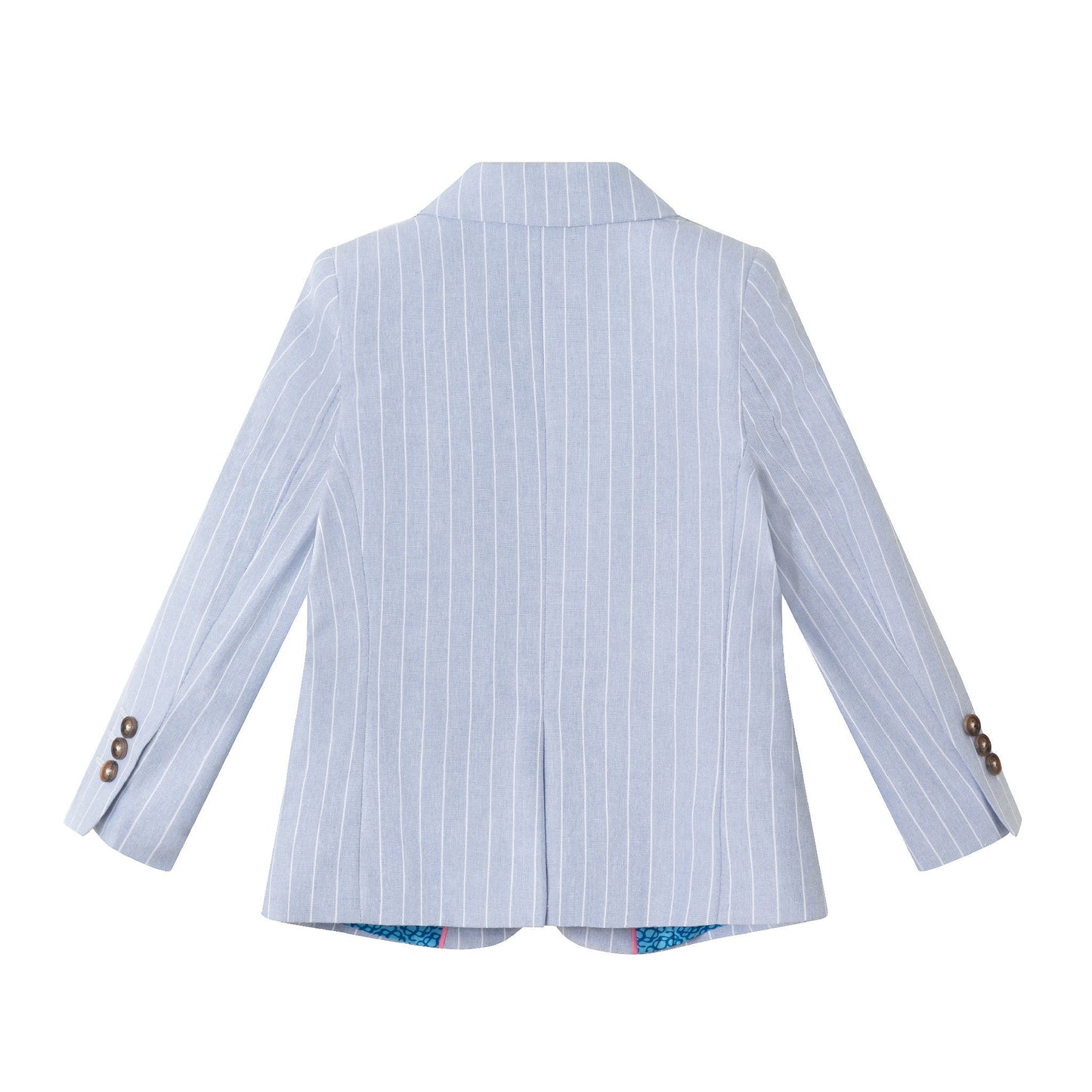 Kids (2-8) Suit Set | Blue Pinstripe