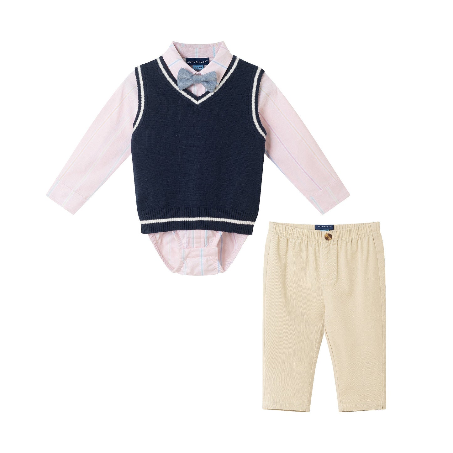 Infant (3-24M) Sweater Vest Set | Navy