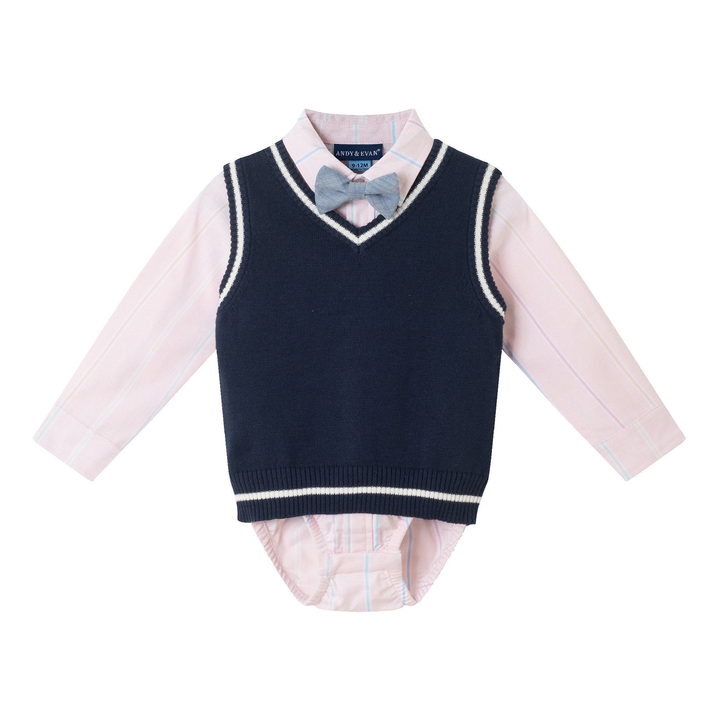 Infant (3-24M) Sweater Vest Set | Navy