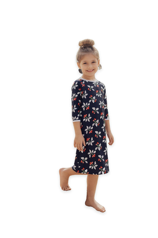 Cherry Print Swim Dress