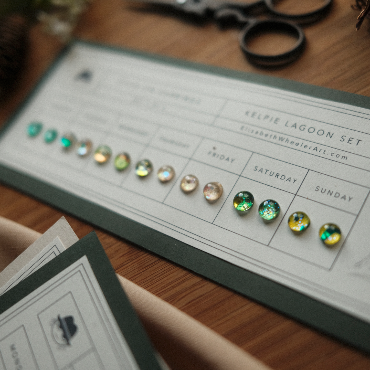 Stick On Earrings - Kelpie's Lagoon Week Set