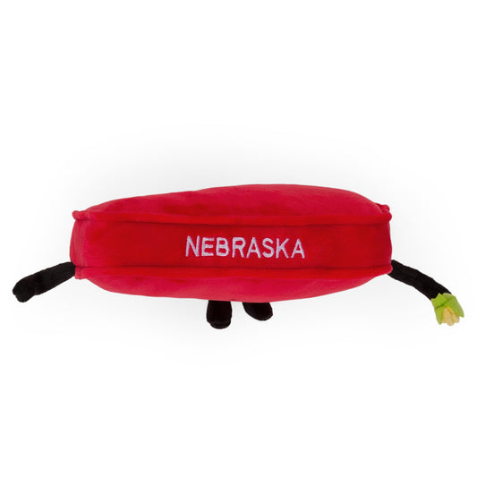 Nebraska Bag Charm Mini Plush – 4-Inch Travel Accessory | Stuffed States USA