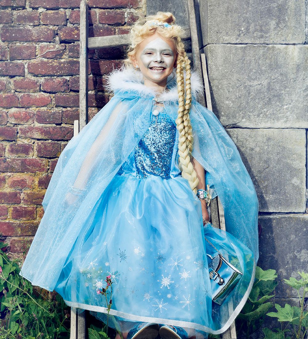Ice Queen Costume Cape for Kids - Carnival & Festive Use (3 sizes)