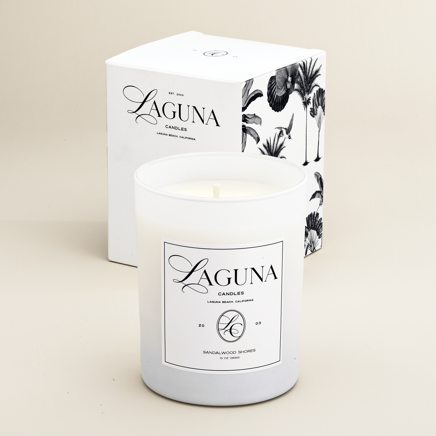 Sandalwood Shores – 13oz Luxury Candle