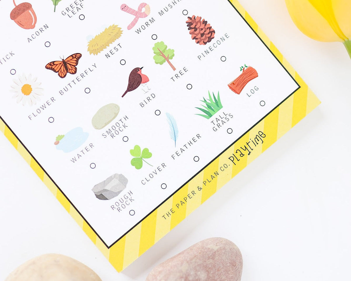 Bulk Sheet Outside Scavenger Hunt Playtime Pad®
