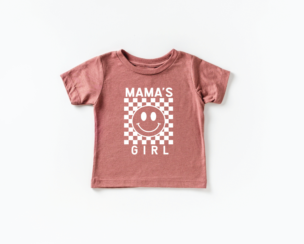 Mama's Girl Checkered Tee- preorder