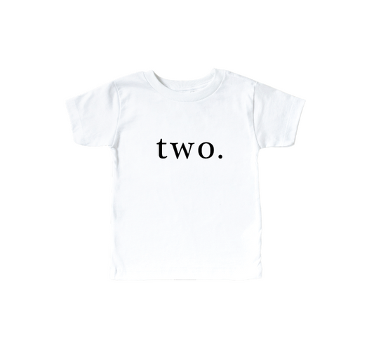 Two - Birthday Tee