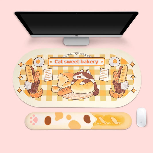 Cat Bakery Desk Pad