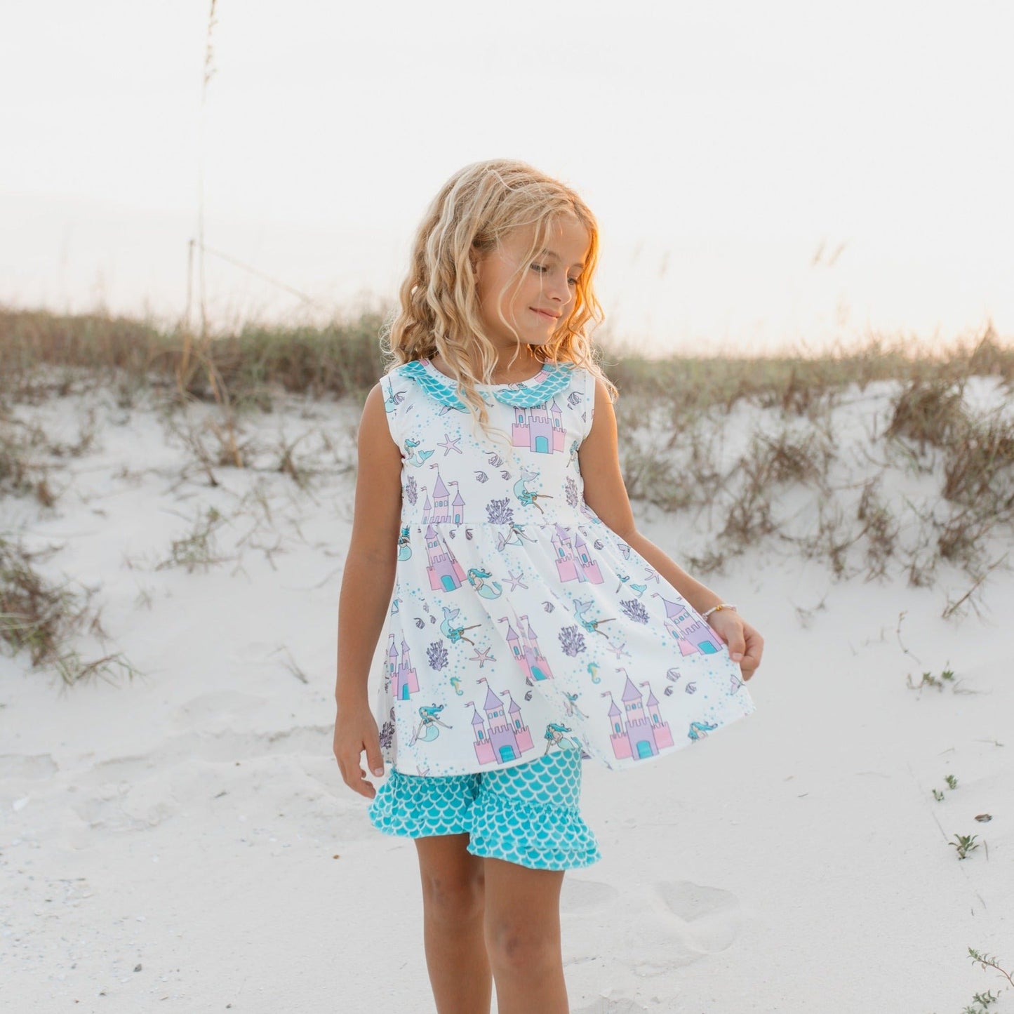 Mermaid Castle Short Set