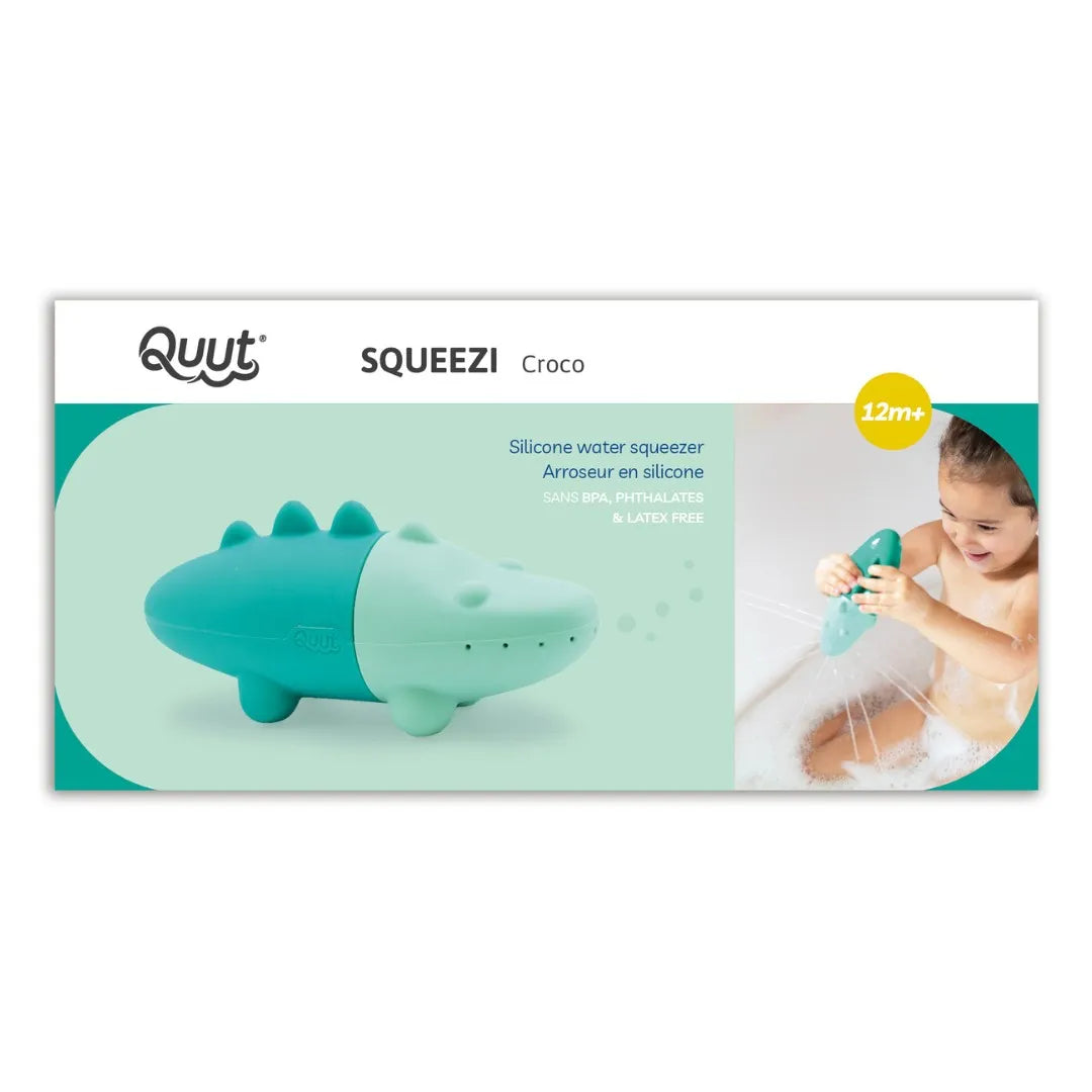 Squeezi Croco – Kids Bath Toy, Soft Squeeze Water Play