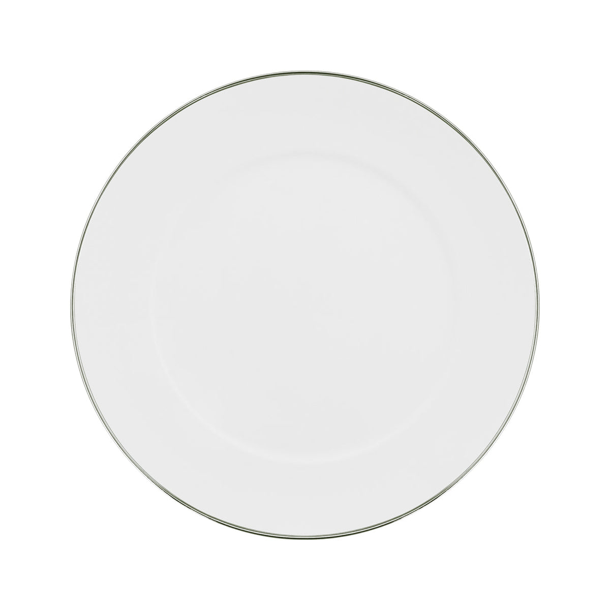 Platinum Rimmed Charger Plate