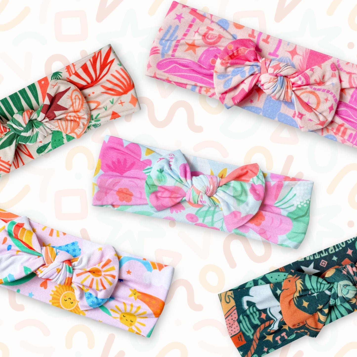 The SoftKnot Bow | Flower Power | "You're Doing Great, Mama"