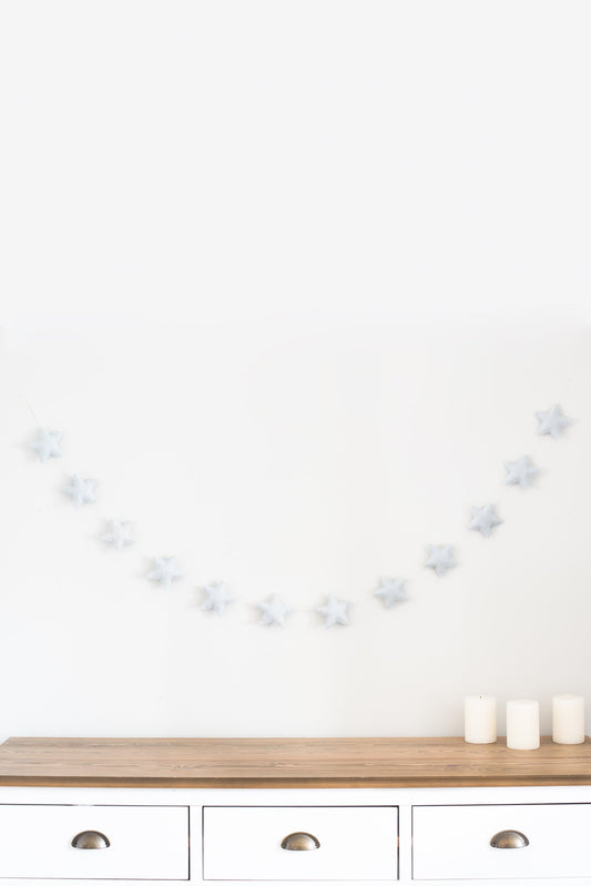 Star Garland (Dusty Blue)