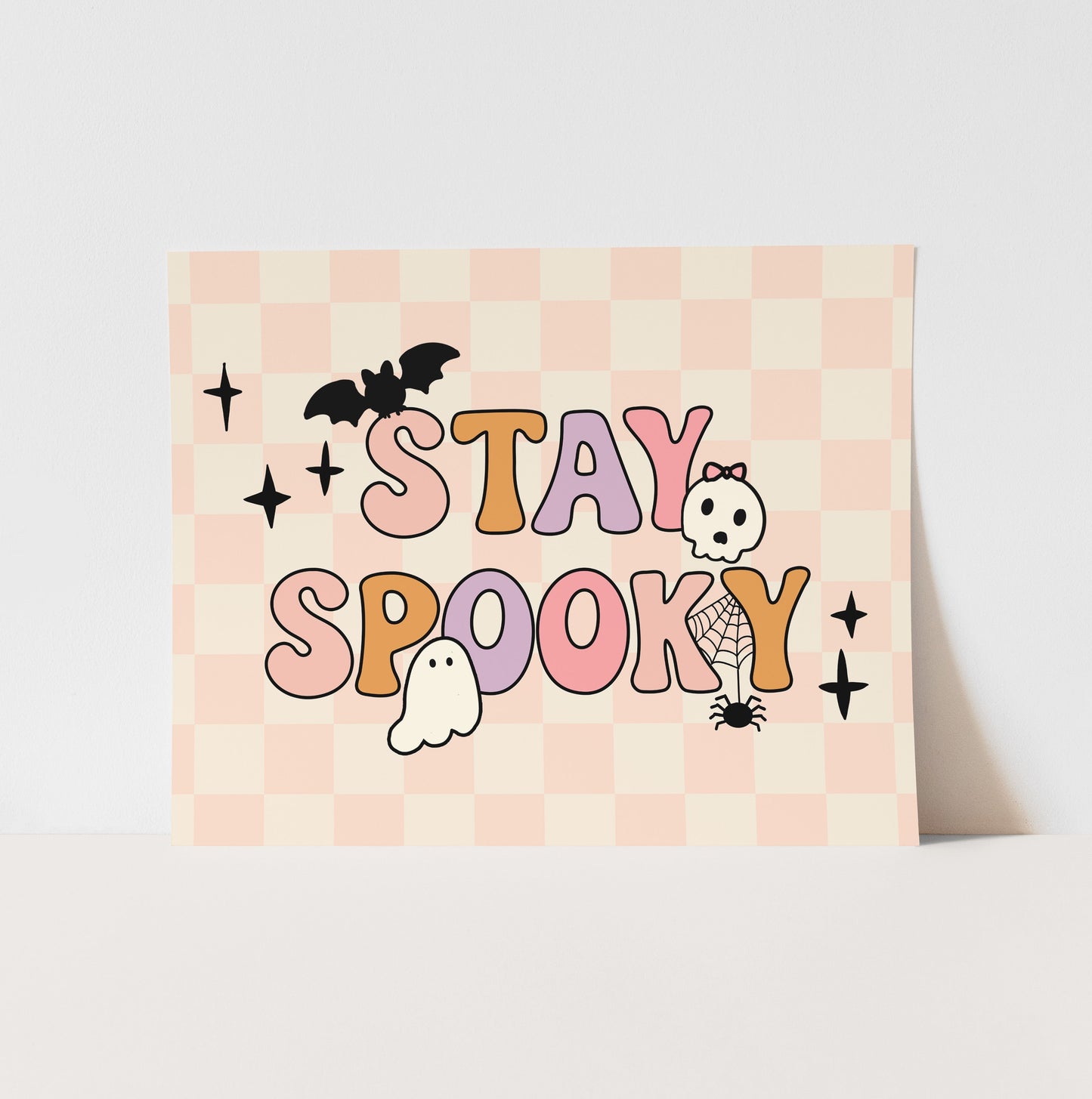 {Pink} Stay Spooky Art Print