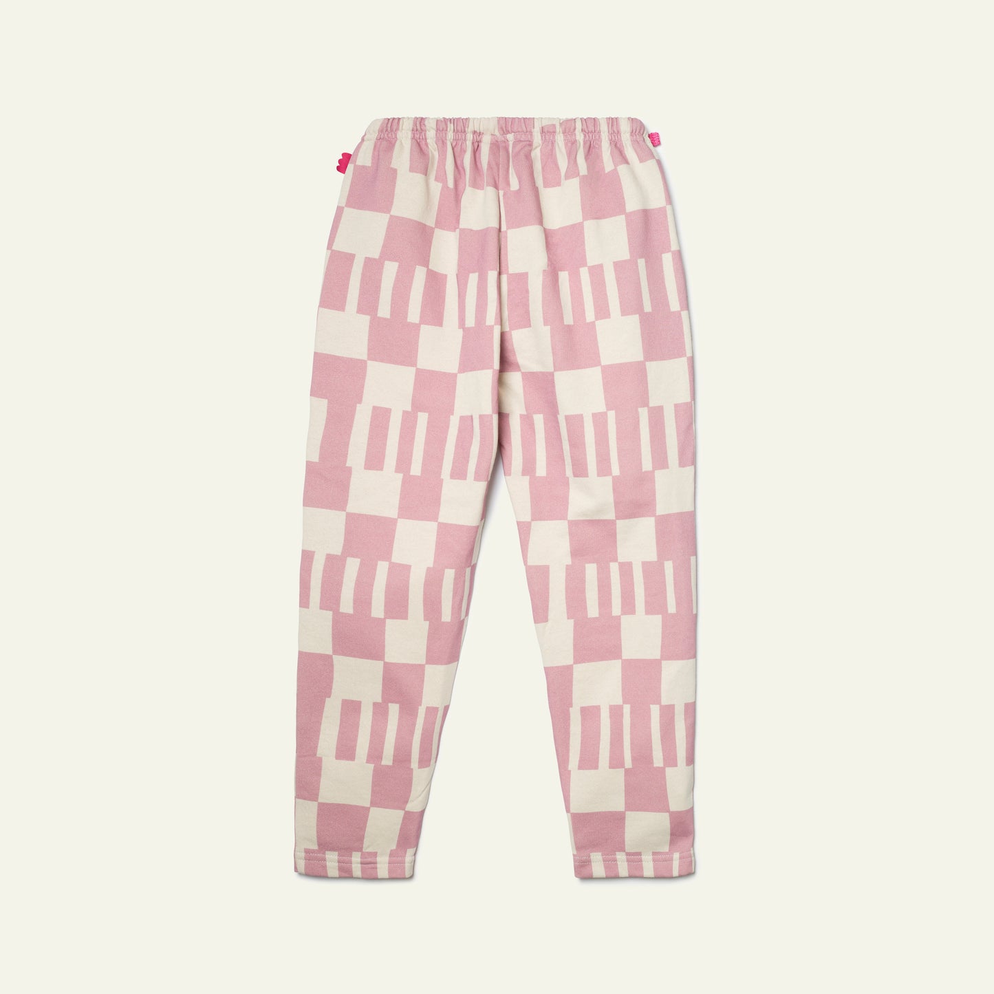 Recycled Cotton Pink Block Jogger