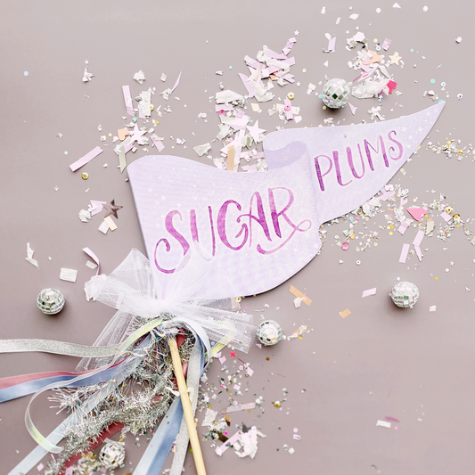 Sugar Plums Party Pennant