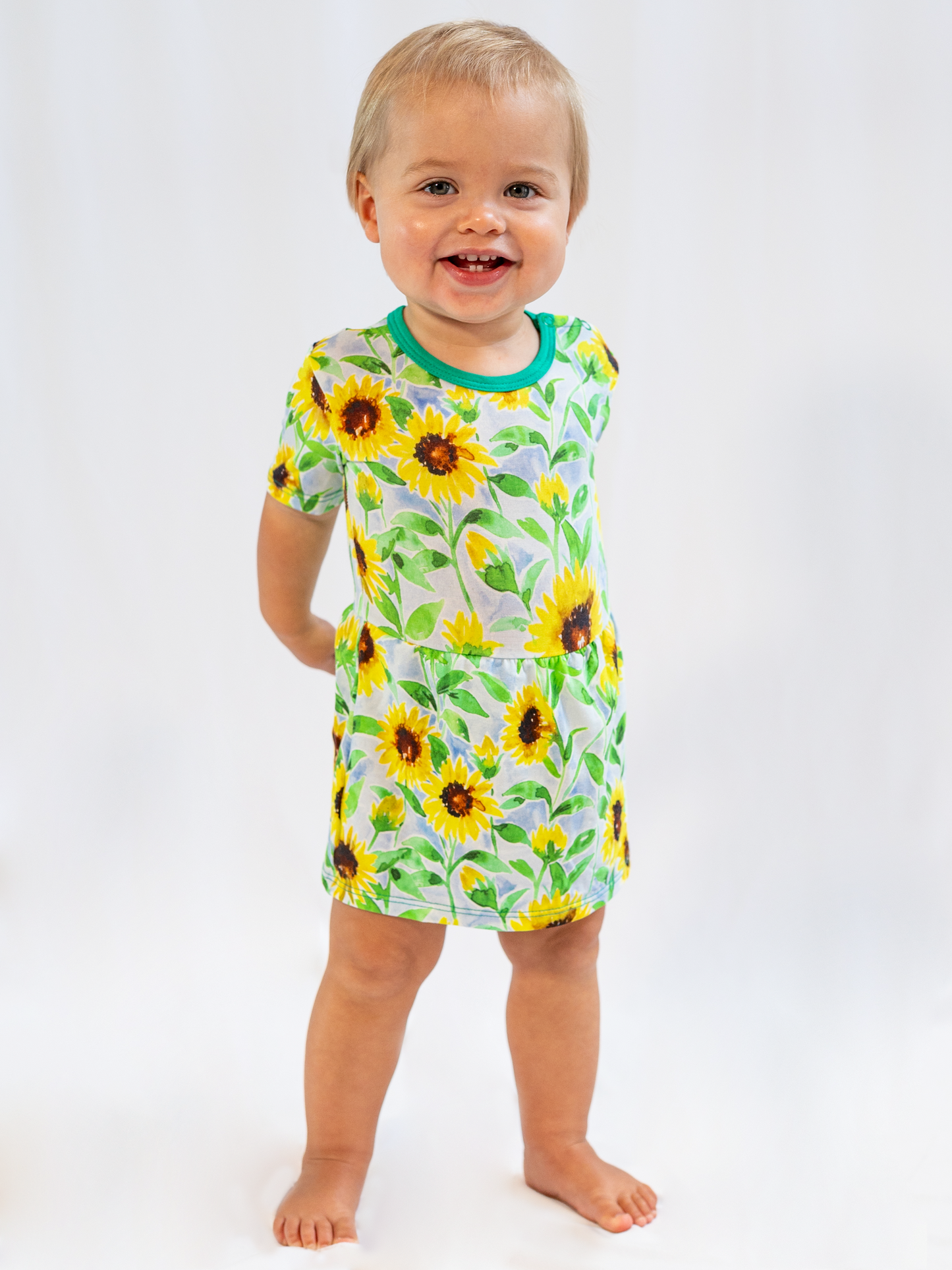 Sunflowers Baby Ballerina Dress