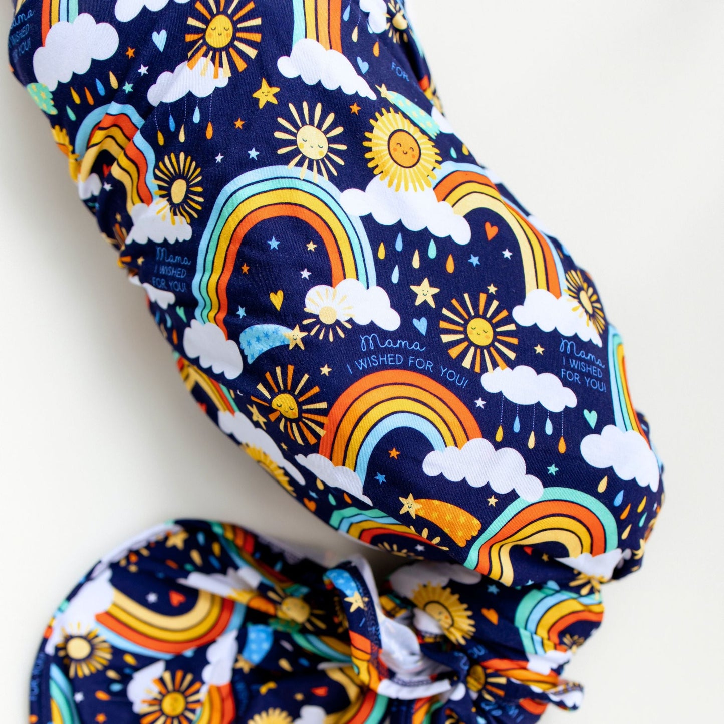 The Forever Swaddle Blanket | Here Comes the Sunshine (Blue)