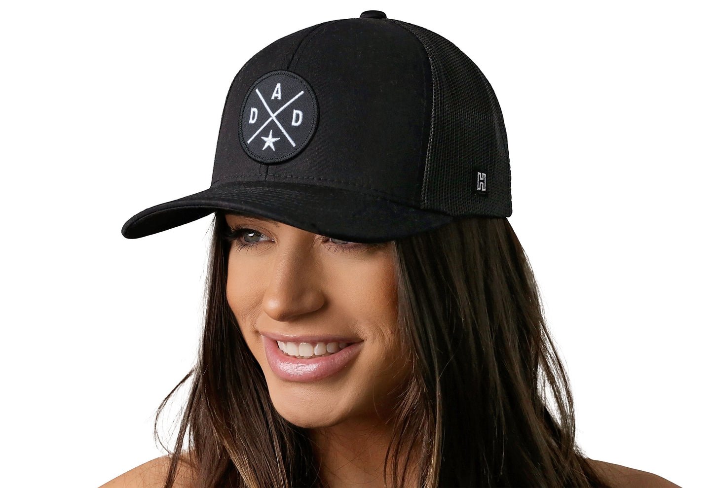 Dad Trucker Hat | Black Snapback