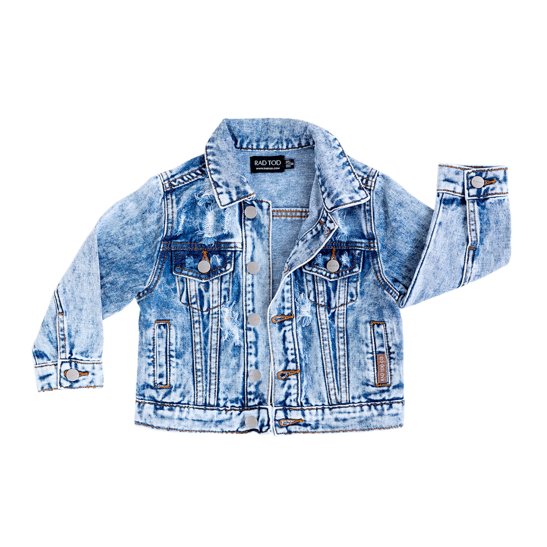DISTRESSED DENIM JACKET
