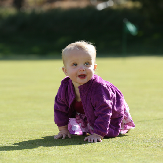 Leslie - Infant Girls Full Zip Plush Jacket