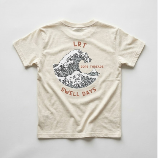 100% ORGANIC COTTON DOPE THREADS SWELL DAYS TEE