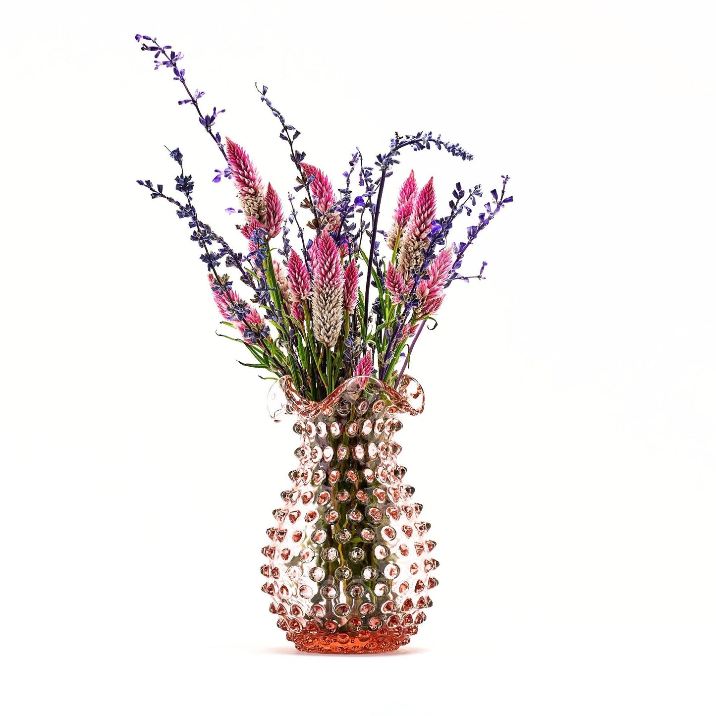 Hobnail Vase - Petal - Night Iris