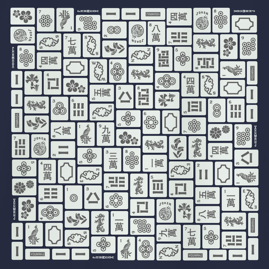 Turning Tiles Silk Scarves