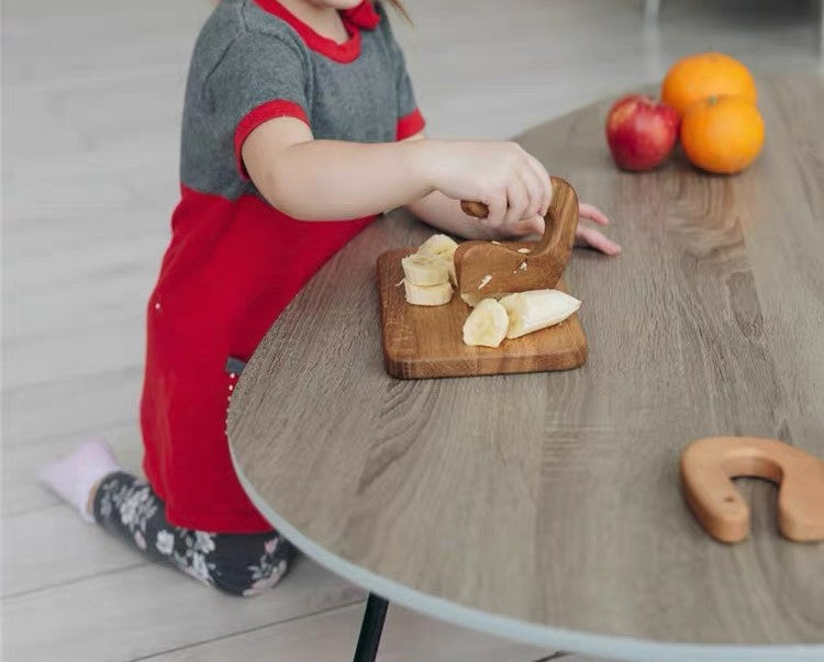 Mini Wooden Cutter / Knife — Kitchen Helper for Kids