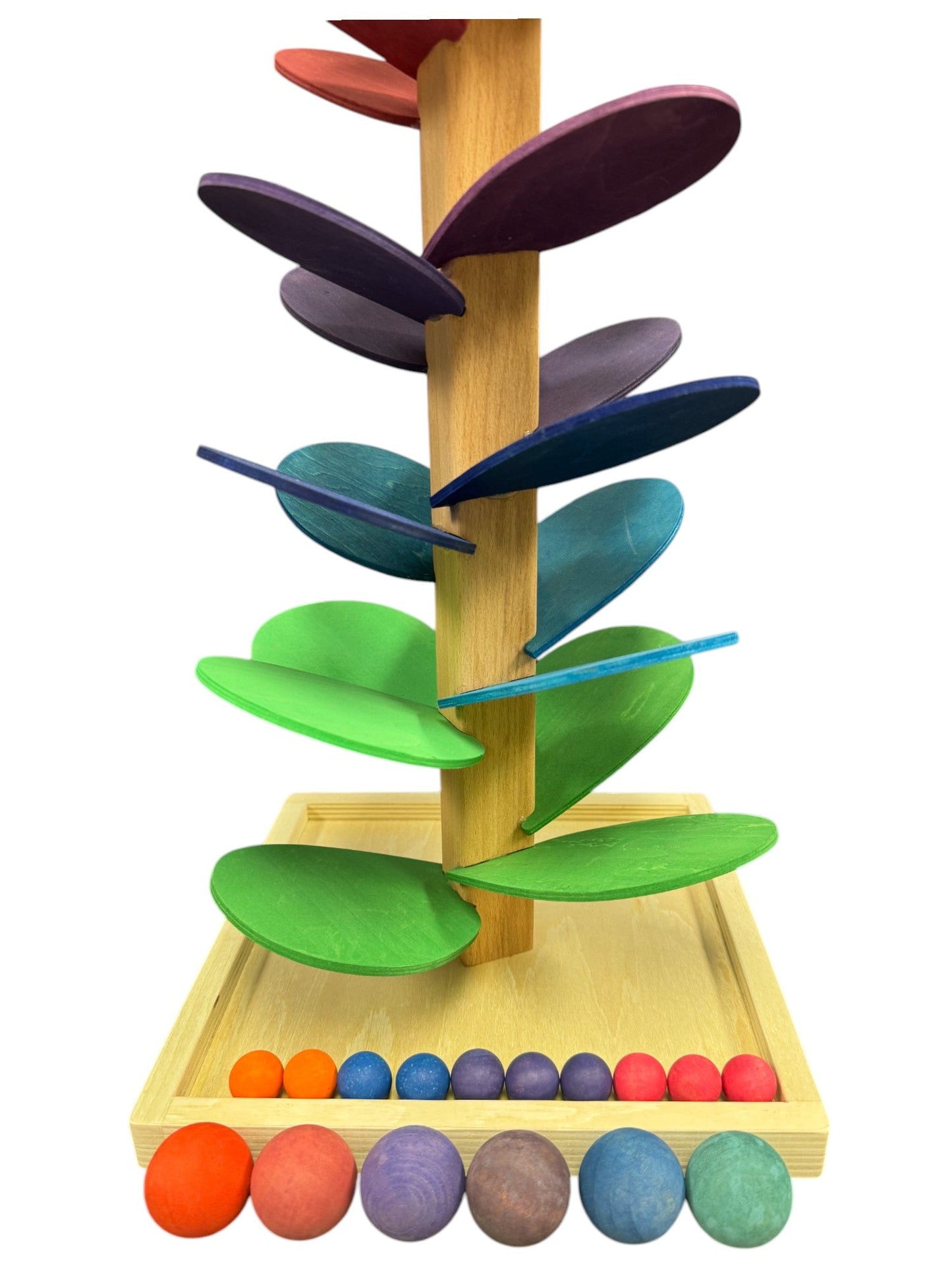 NEW Large Marble Tree in Primary Rainbow Colors