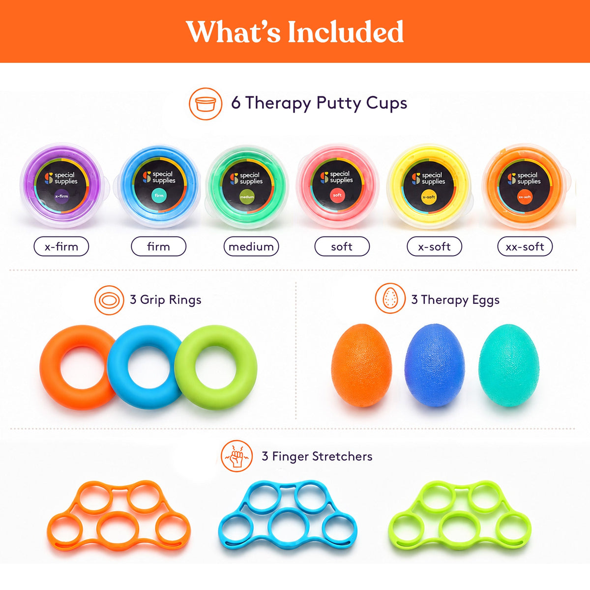 15-Piece Hand Therapy Kit