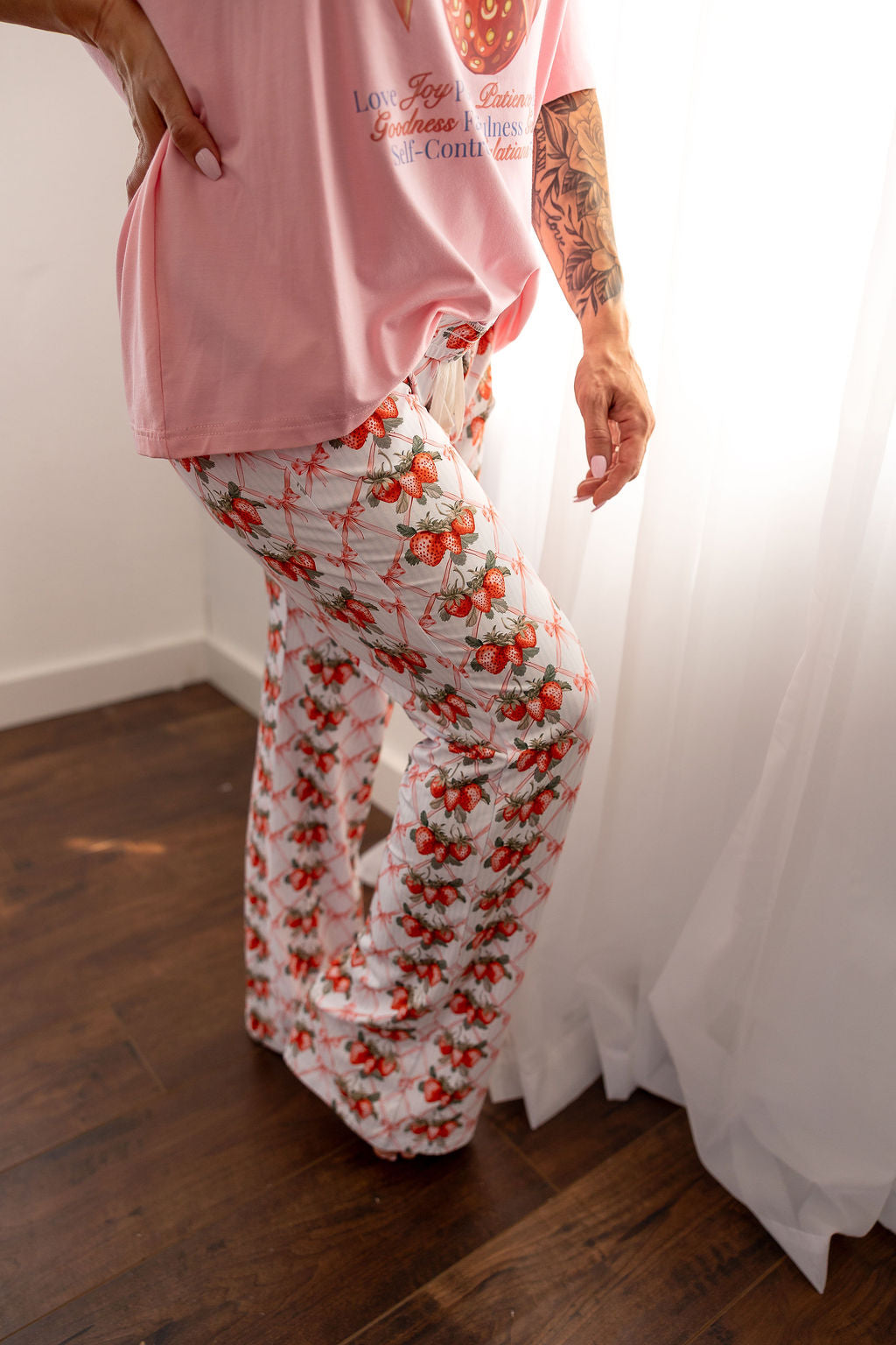 Bella Berry Women's Flare Sleep Pants