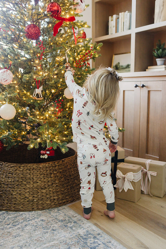 Merry & Bright Ribbed Bamboo Cozy Set