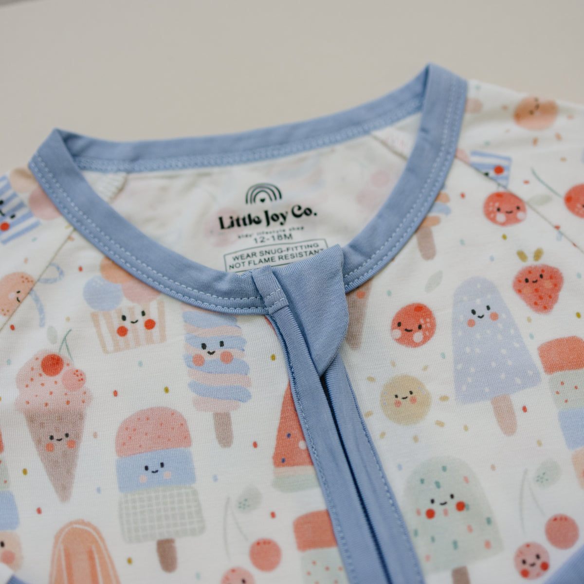 Sweet Summertime Bamboo Zippy Romper