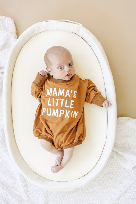 Mama’s Little Pumpkin Bamboo Bubble Romper