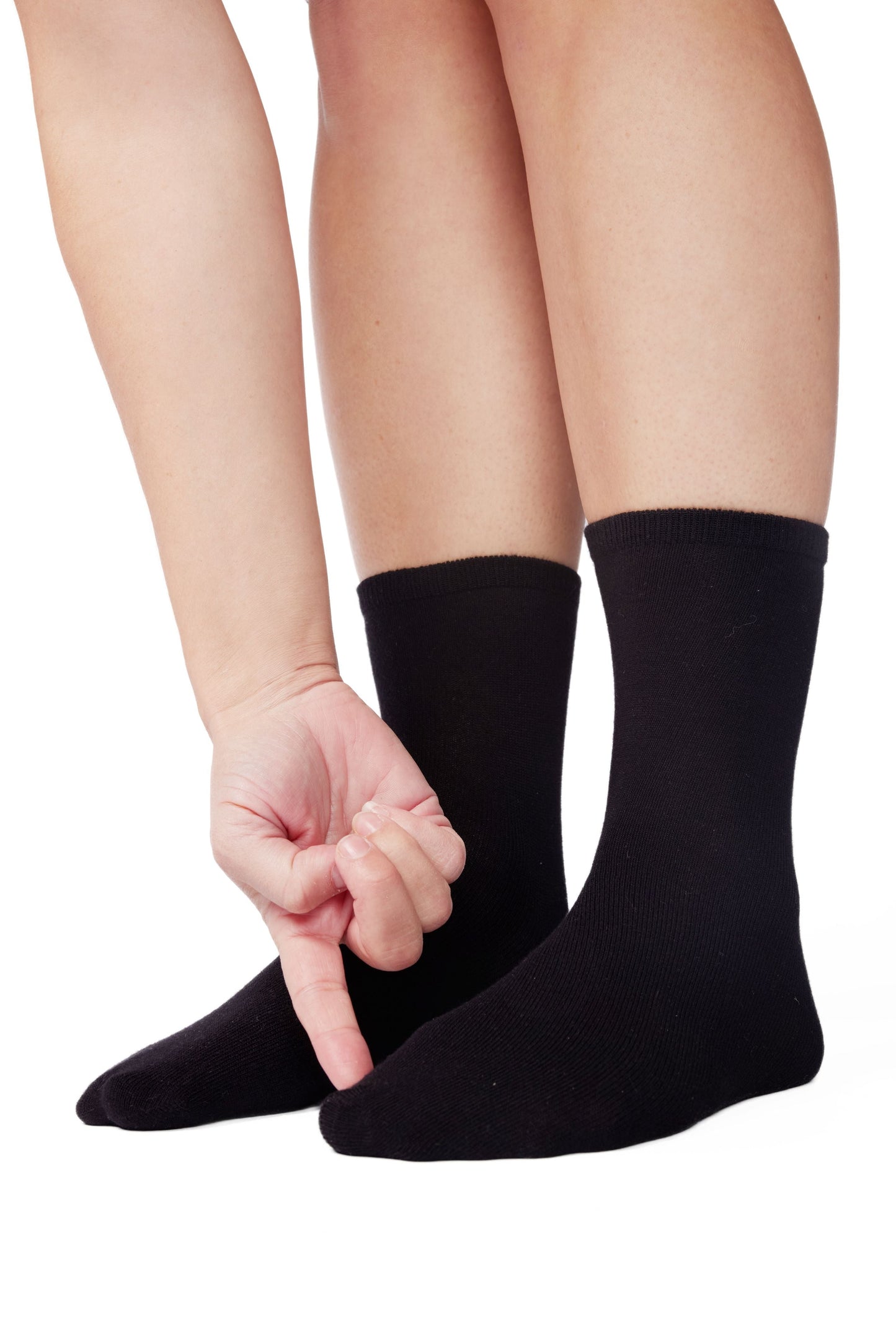 CREW 3- Pack Seamless Toe Socks great with Sensory Sensitivities