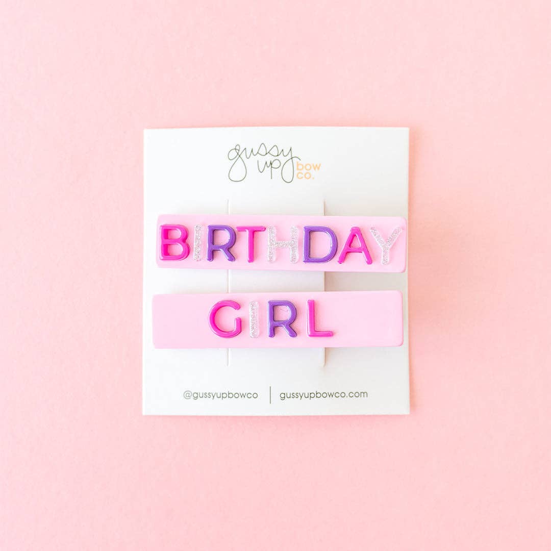 Birthday Girl Clip Set