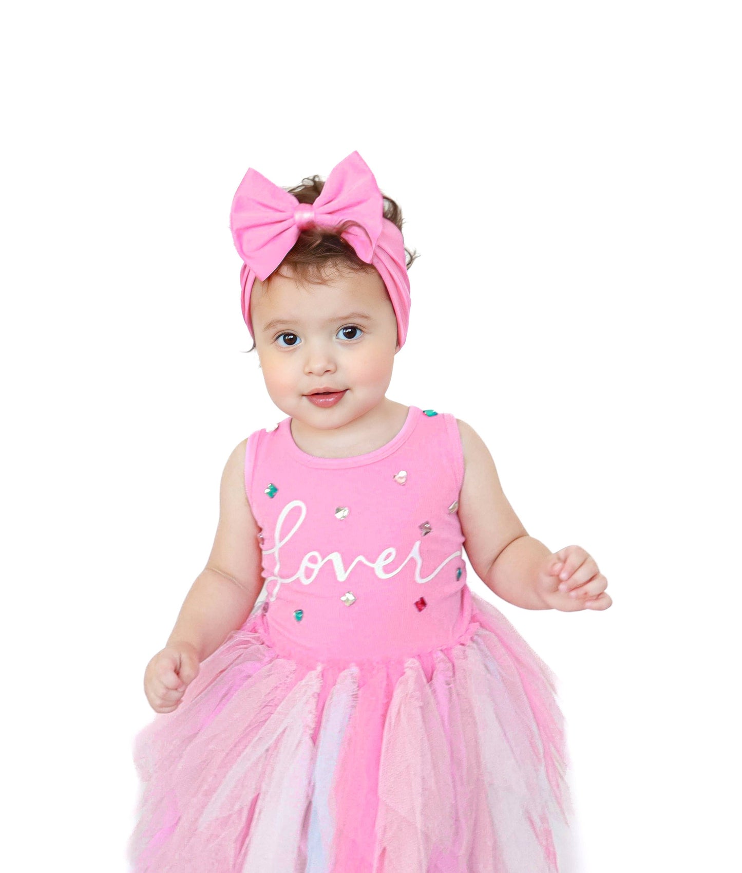 Lover Bejeweled Tulle Dress