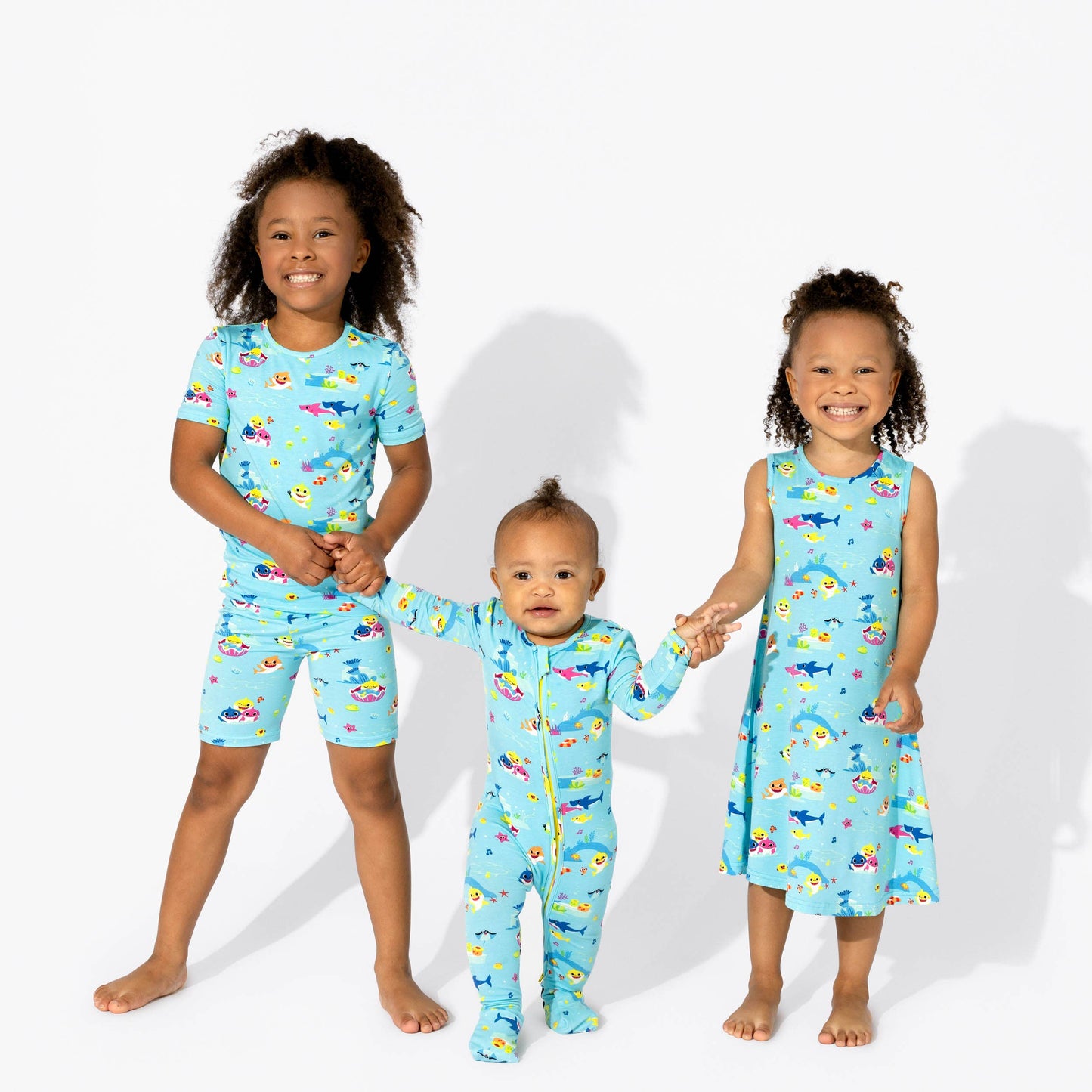 Baby Shark Kids Bamboo Short Set