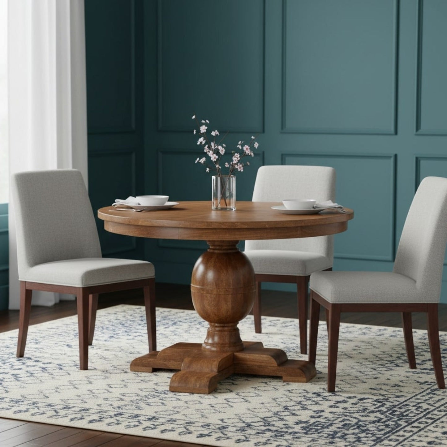 Artisan Furniture Solid Wood Wentworth Round Dining Table