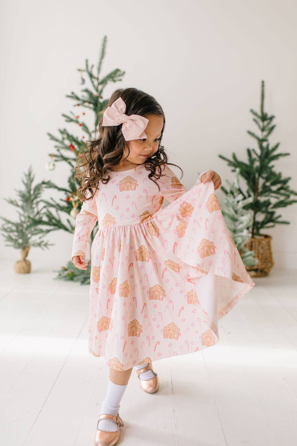 Gingerbread Pocket Twirl Dress