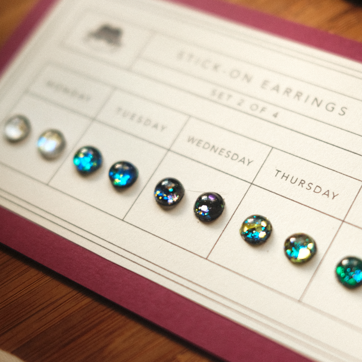 Stick-On Earrings Set - Siren Scales