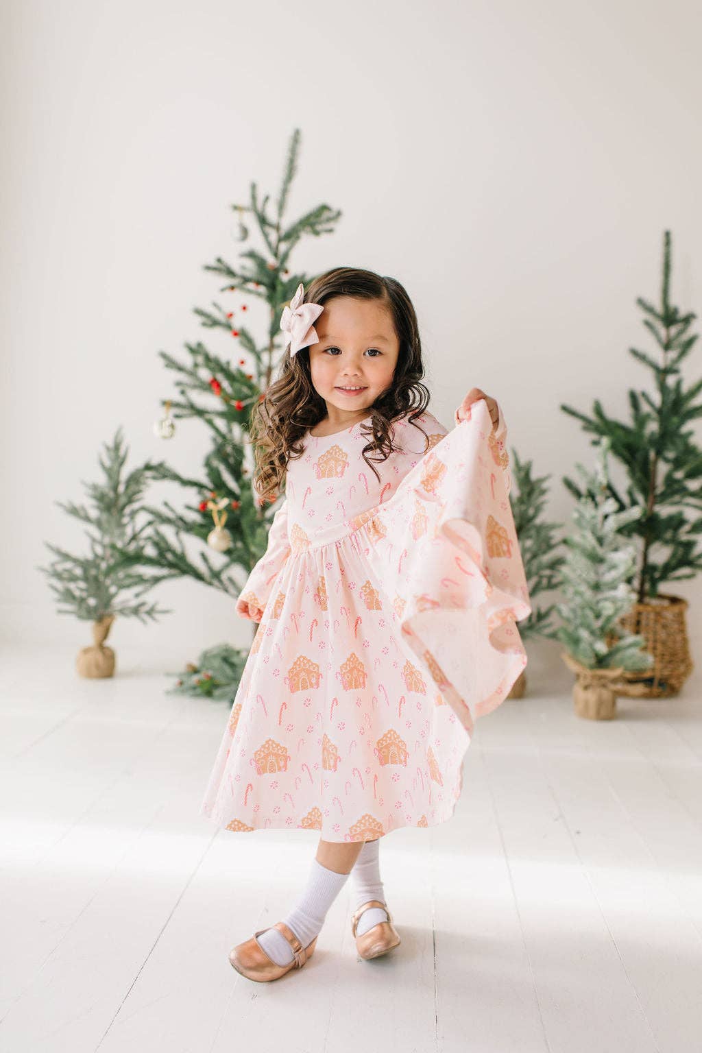 Gingerbread Pocket Twirl Dress