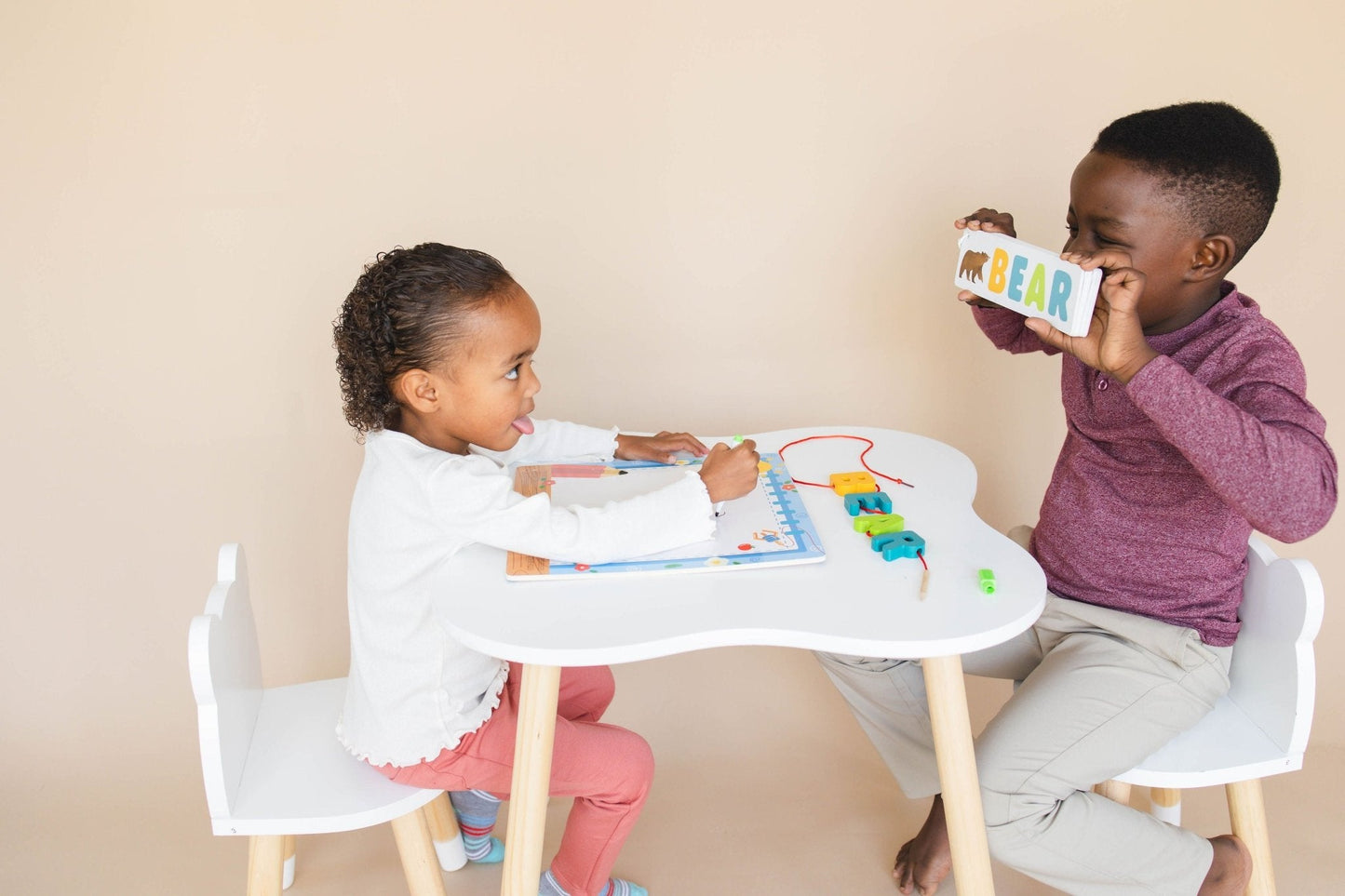 ABC Puzzle Set with Flashcards + Whiteboard