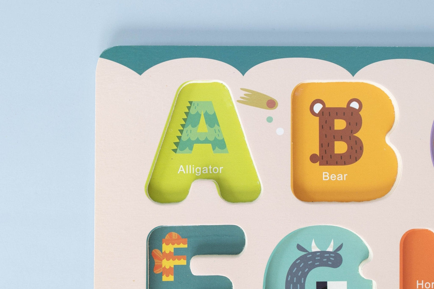 ABC Puzzle Set with Flashcards + Whiteboard