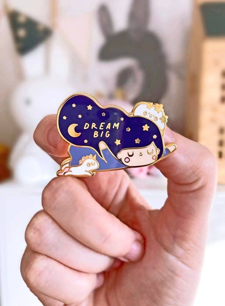 Dreaming Enamel Lapel Pin